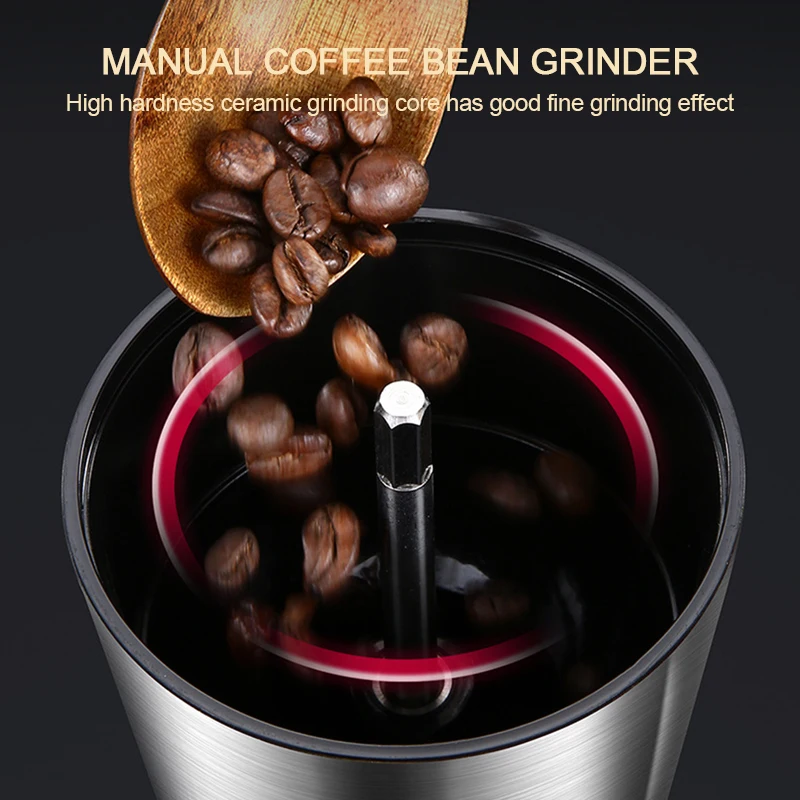 8 Adjustable Manual Coffee Gri - đánh giá và giá Burr Hand Grinder