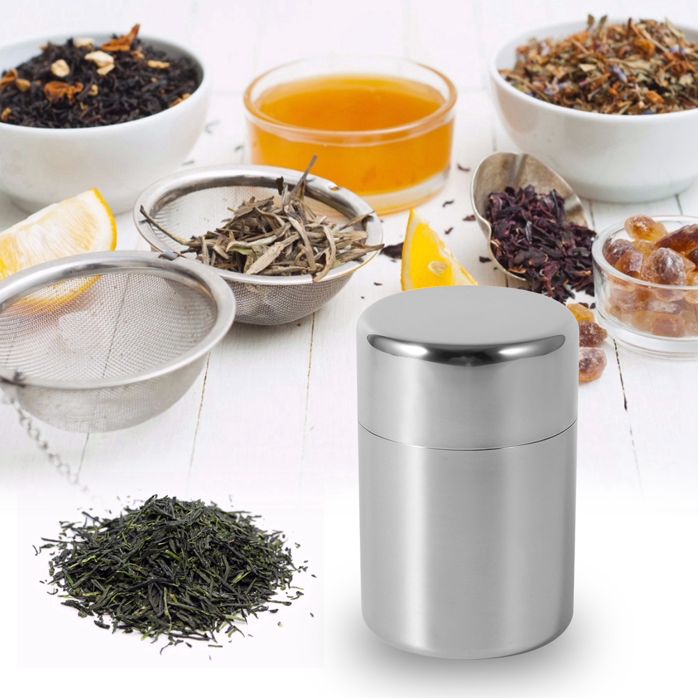 Stainless Steel Tea Tins Canis - đánh giá và giá Coffee Tea Sugar
