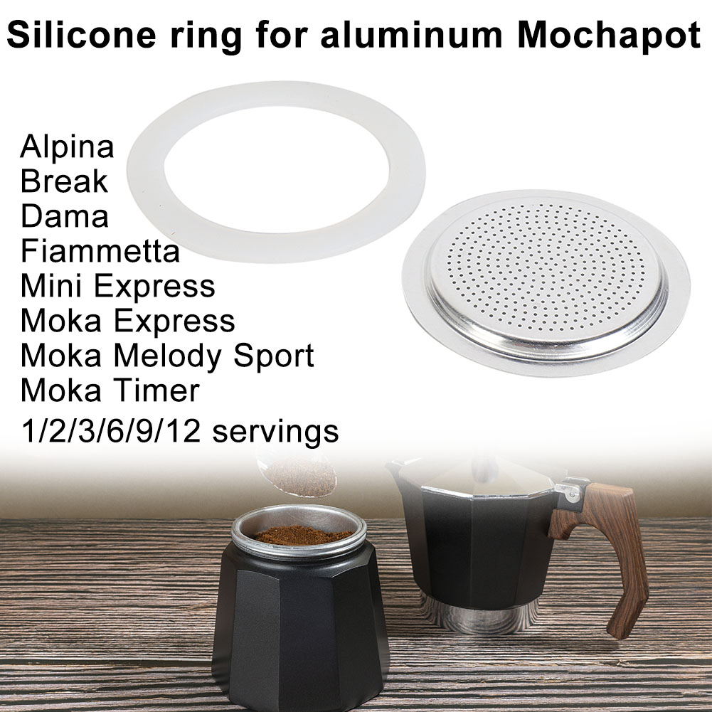 1 Set Rubber Seal Gasket With  - đánh giá và giá Moka Pot Stove