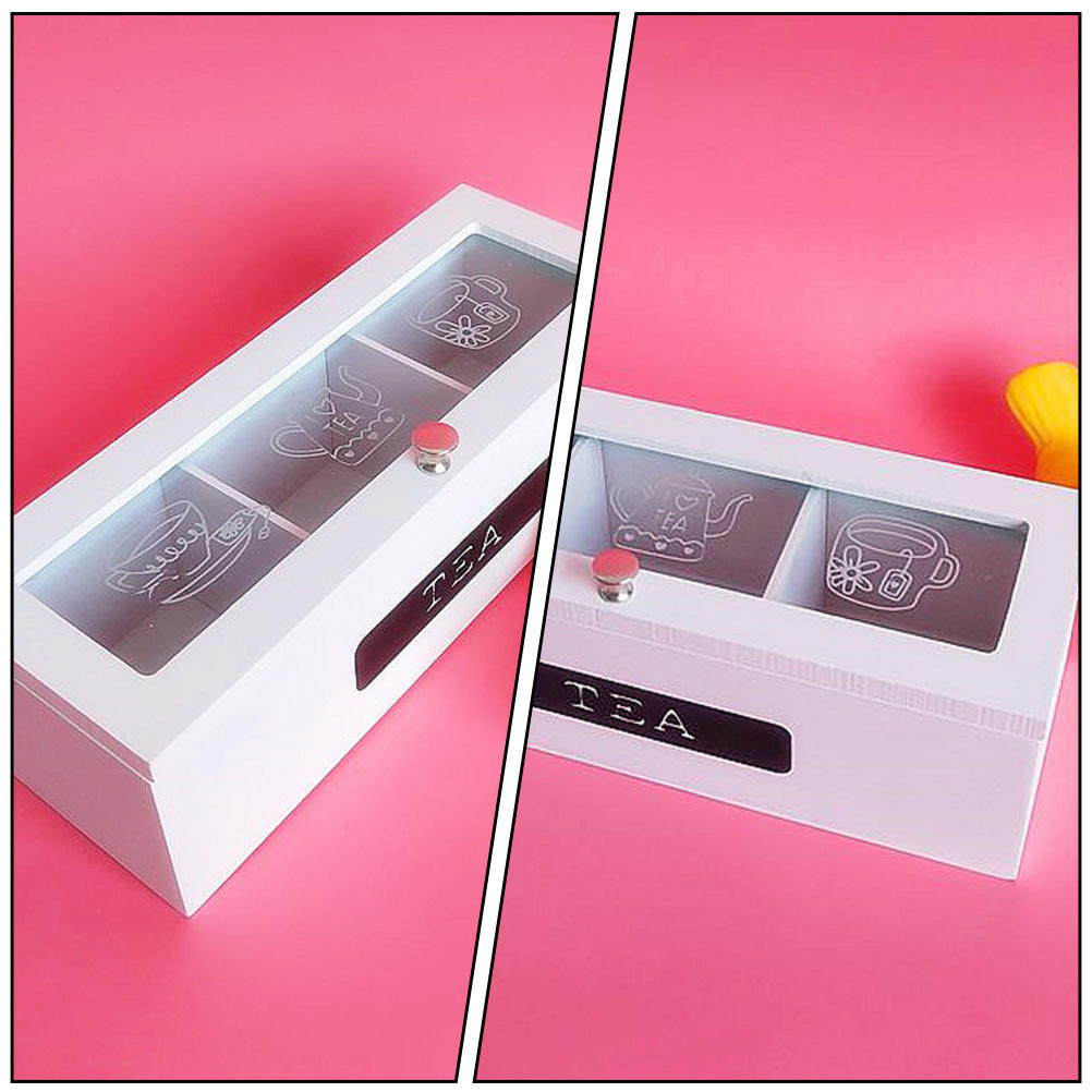 1Pcs Wooden Tea Box High-Hardn - đánh giá và giá Coffee Tea Sugar
