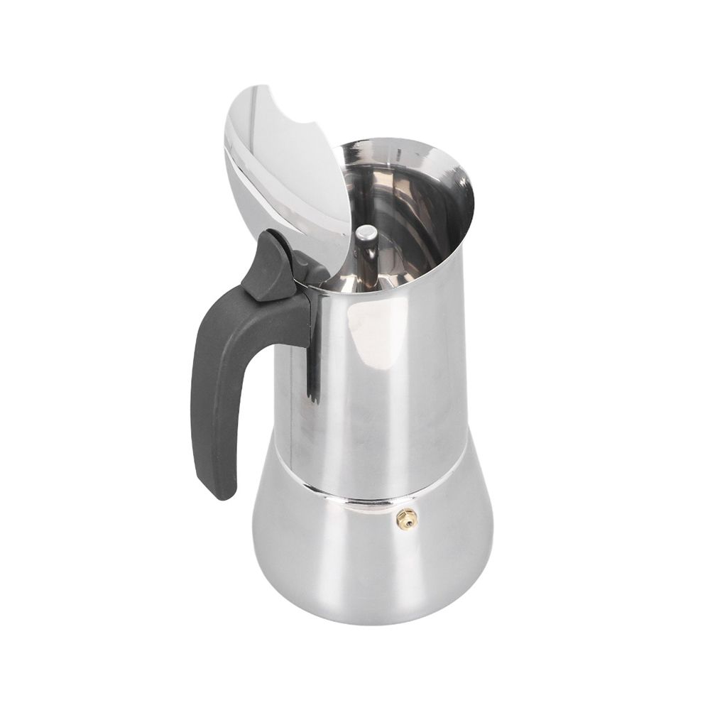Stainless Steel Moka Pot Large - đánh giá và giá Moka Pot Stove