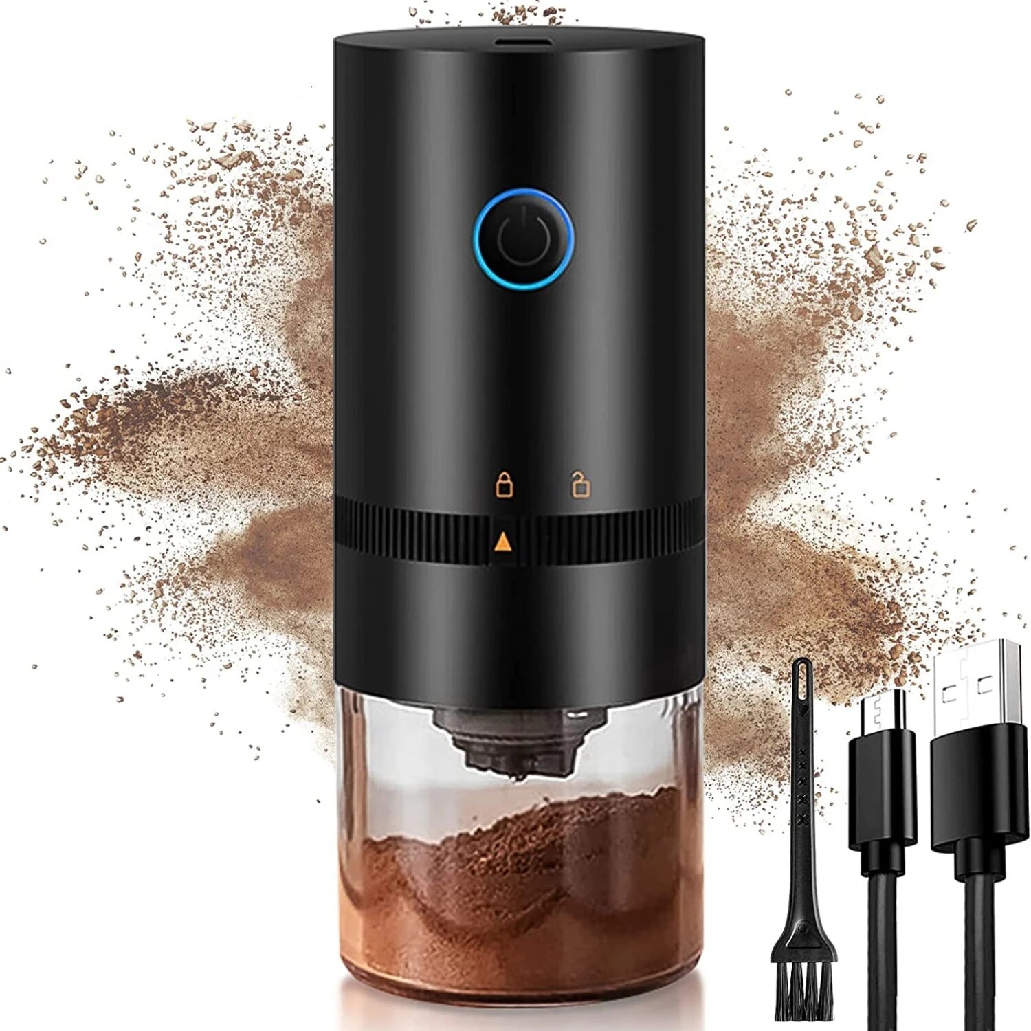 Máy xay cà phê Loại C USB phí  - đánh giá và giá Burr Hand Grinder