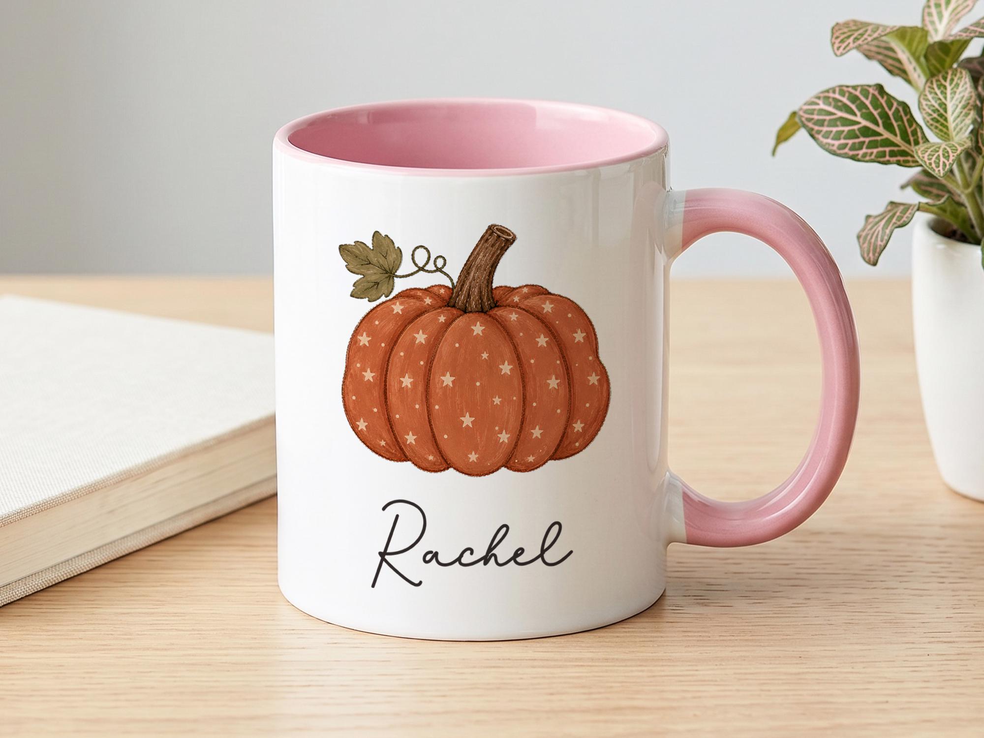 Personalized Pumpkin Mug, Cust - đánh giá và giá Coffee Tea Name