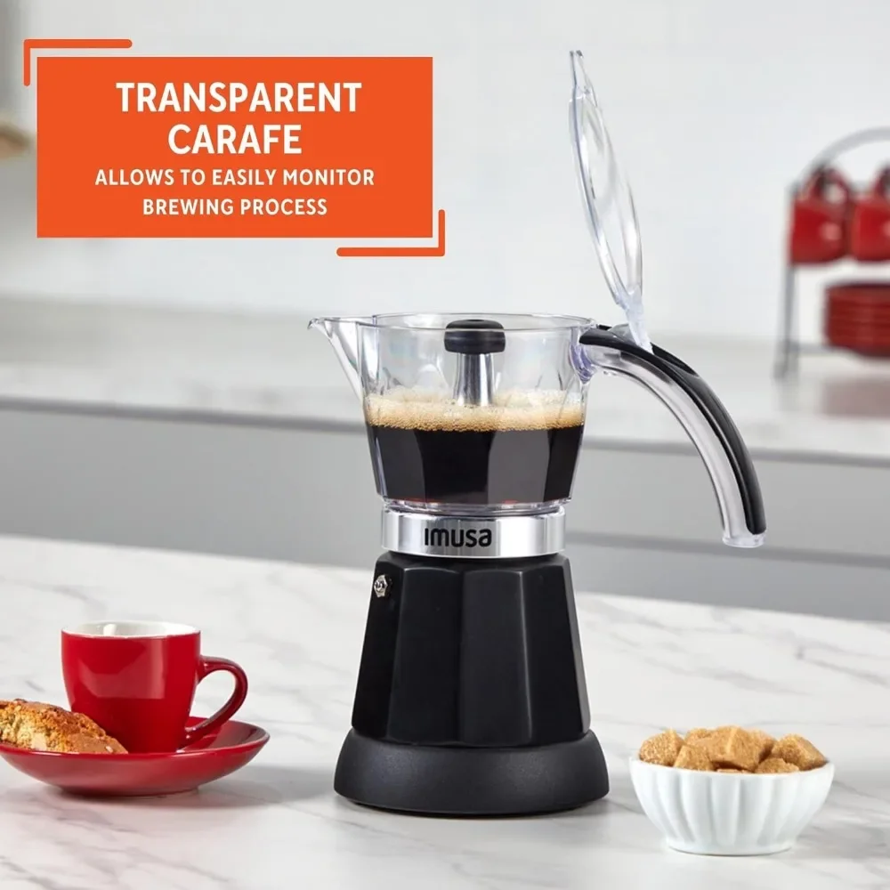 %a Imusa 3-6 Cup Electric Espr - đánh giá và giá Moka Pot Stove