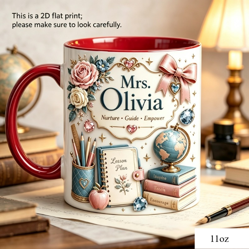 Personalized Teacher Theme Cer - đánh giá và giá Coffee Tea Name